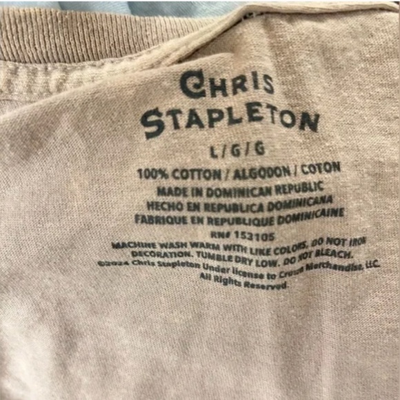 Chris Stapleton Tee | Urban Outfitters - Picture 3 of 4